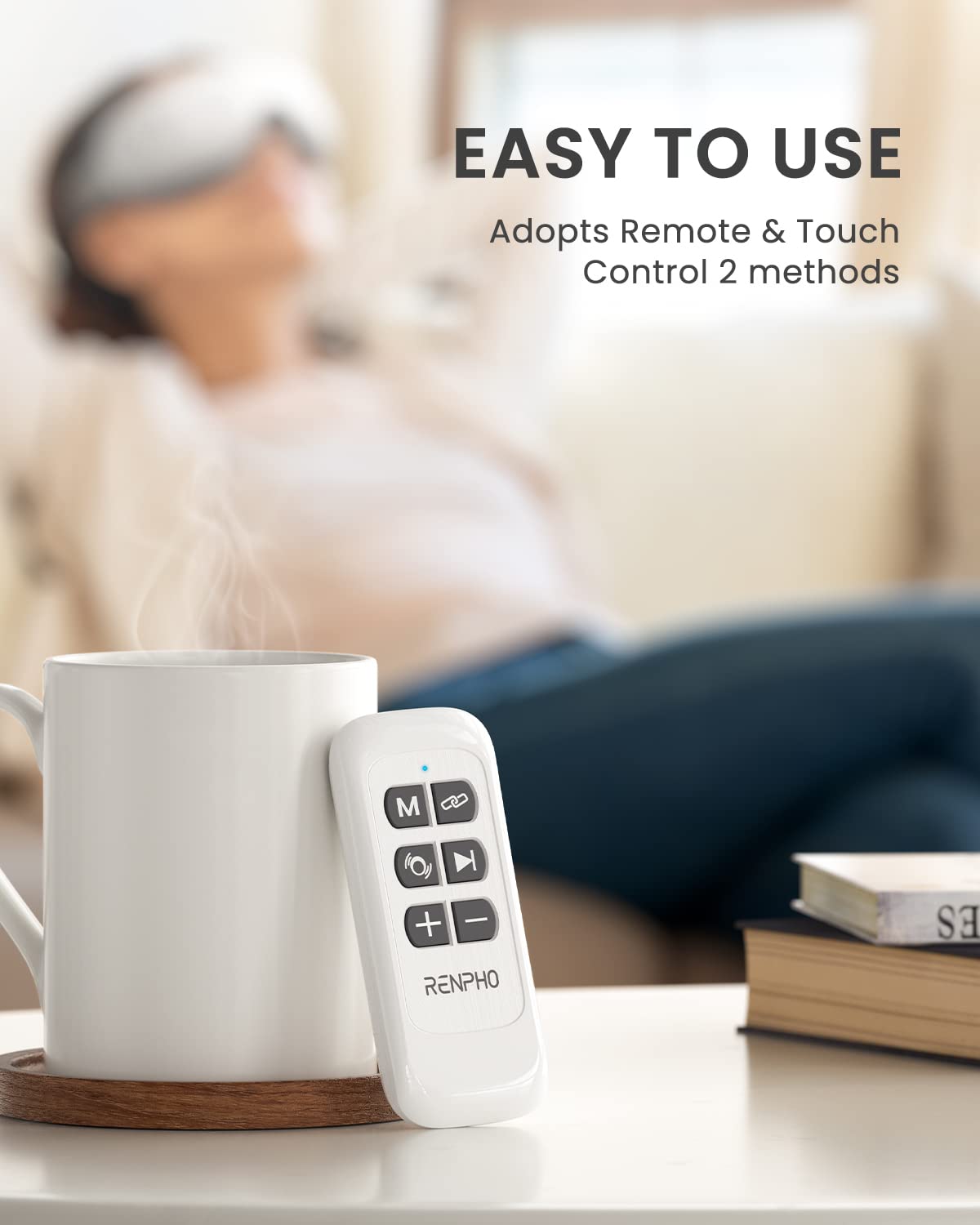 RENPHO Eye Mask with Heat & Remote Control