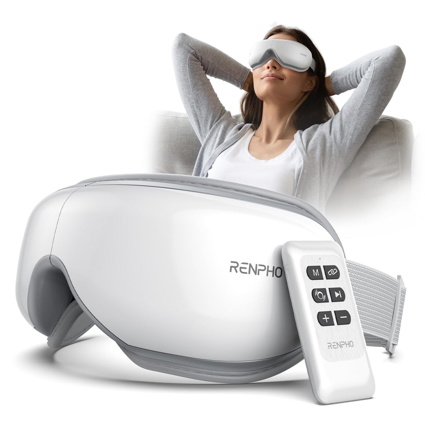 RENPHO Eye Mask with Heat & Remote Control