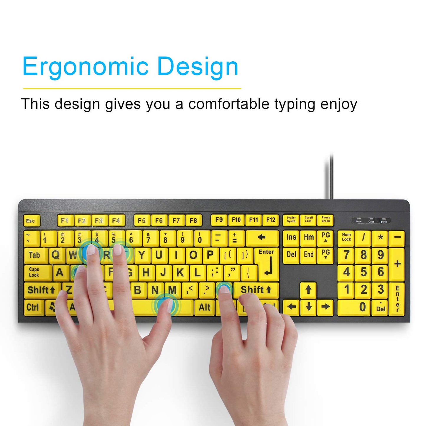 Large Print Computer Keyboard