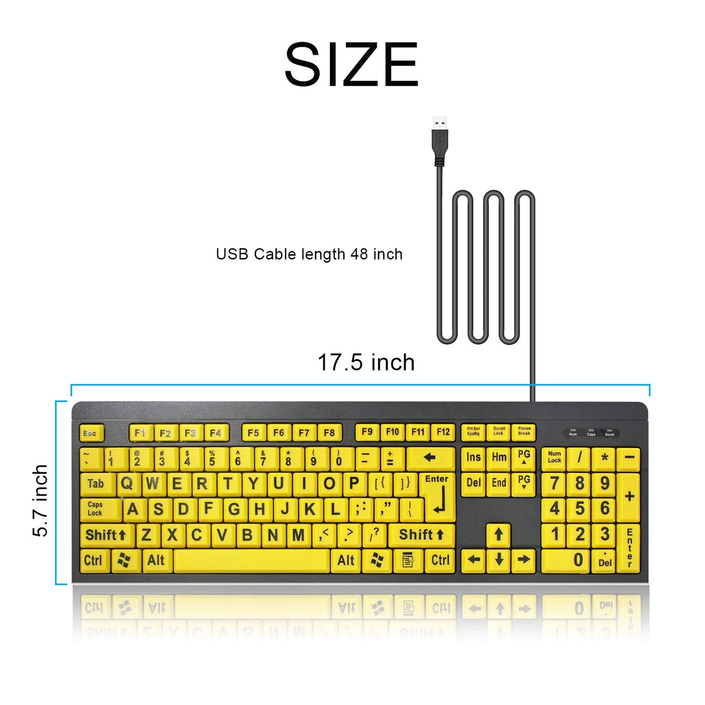 Large Print Computer Keyboard
