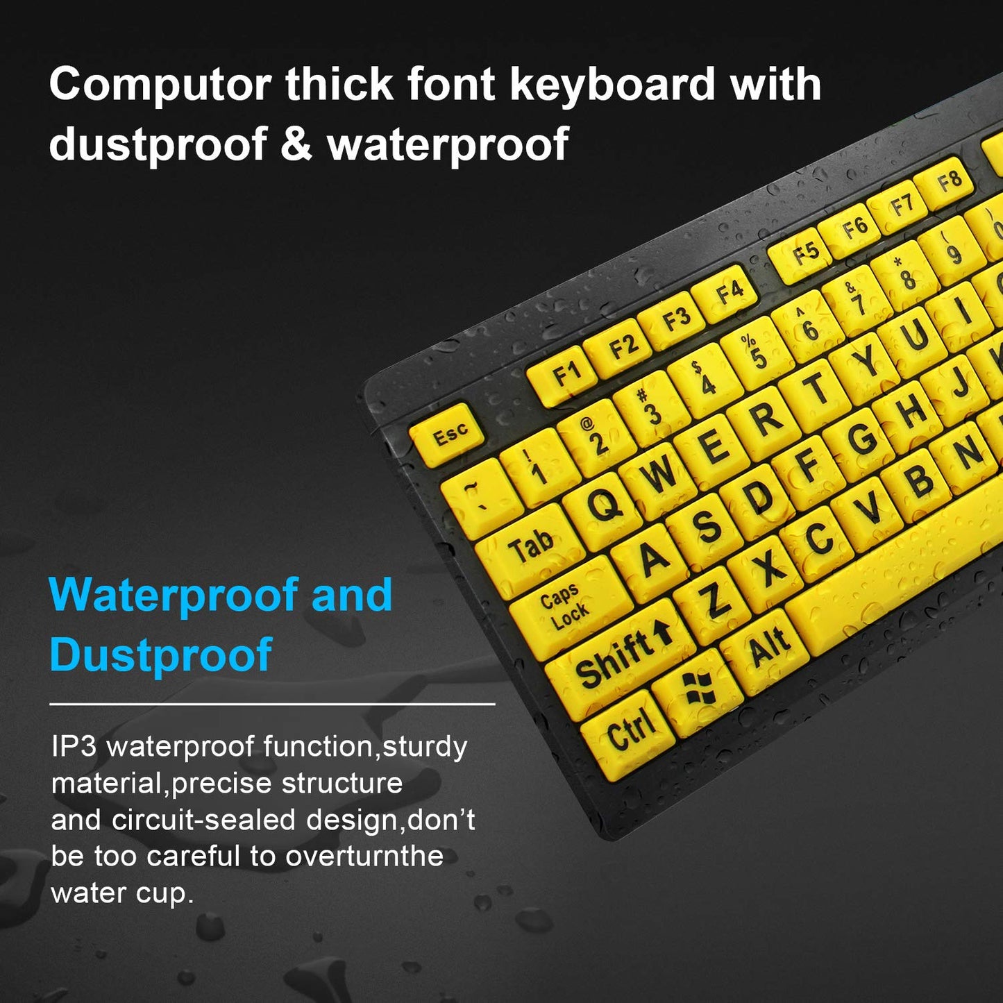 Large Print Computer Keyboard