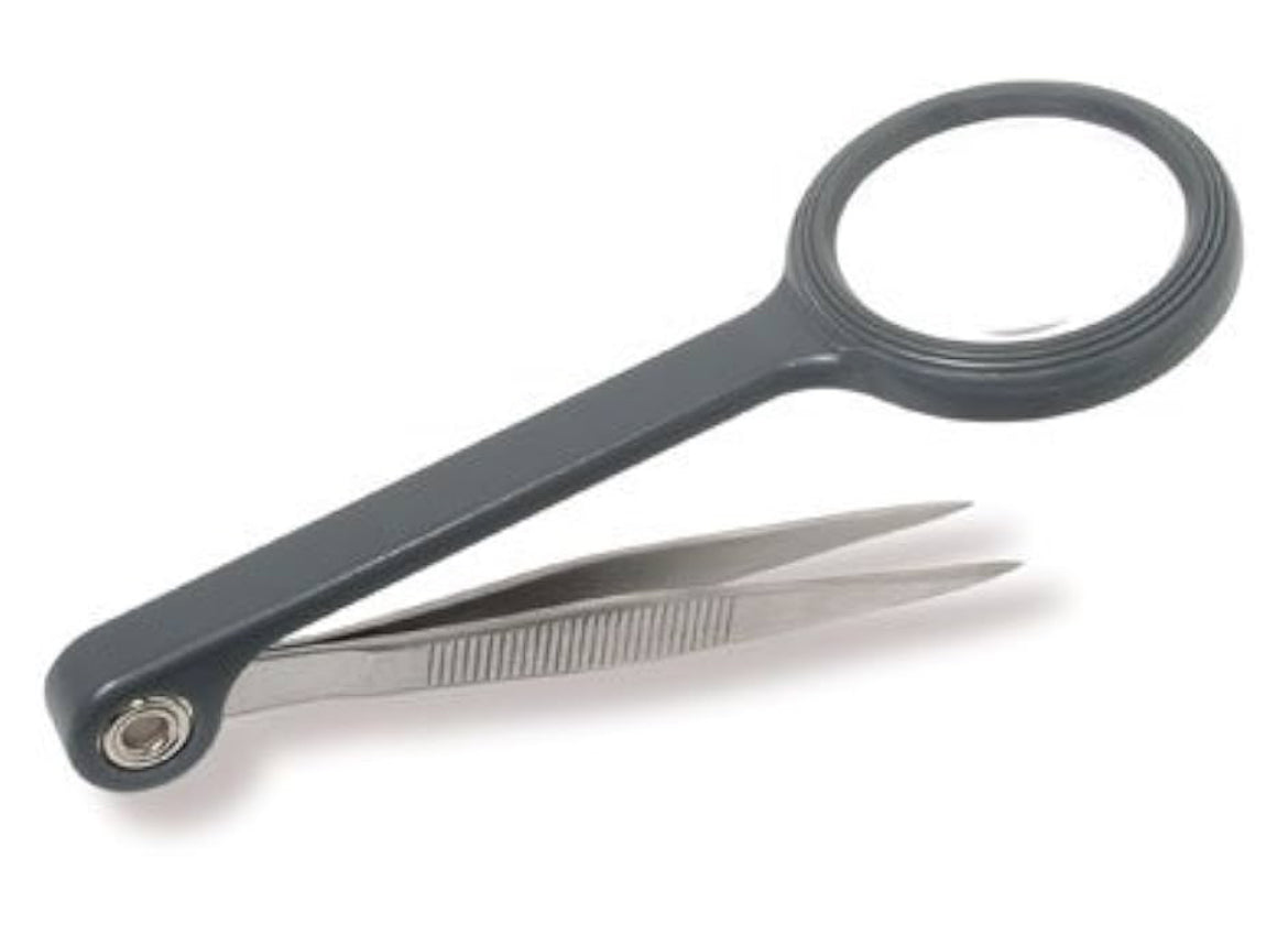 Tweezers With Magnifier