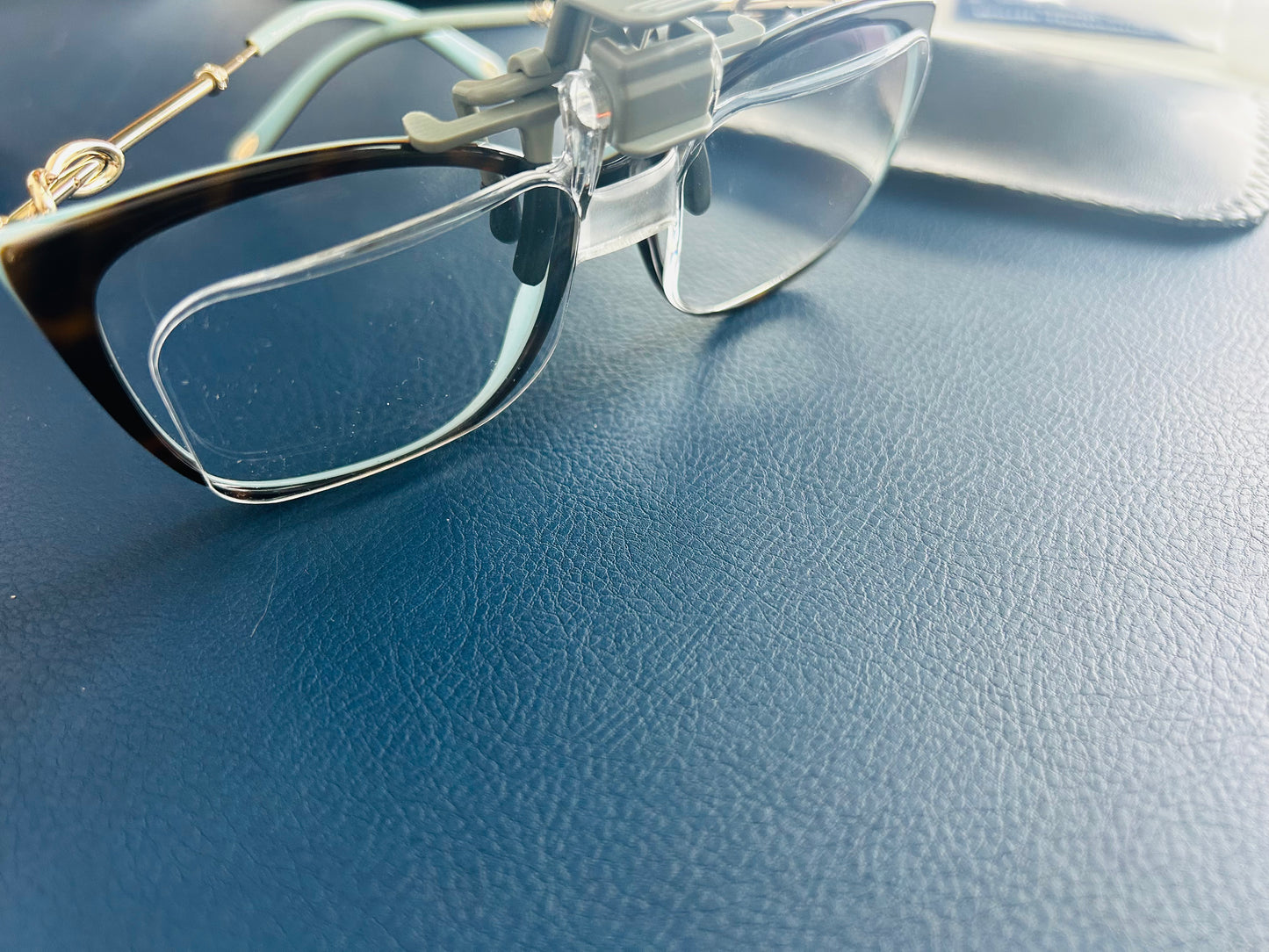 2X Hands-Free Clip-On Magnifier - Works with most glasses! Perfect for Lined Bifocal Wearers!