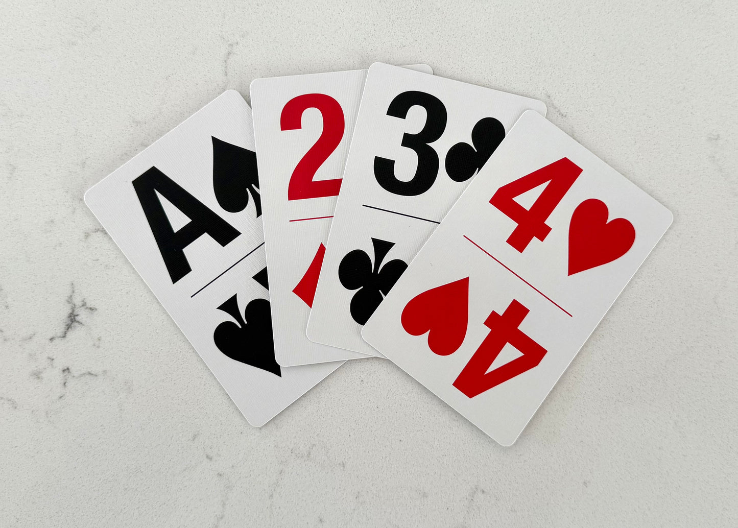 Bicycle Large Print Playing Cards 2-Pack – EZ Lo Vision Deck & Bridge Size Decks for Clear, Easy Gameplay