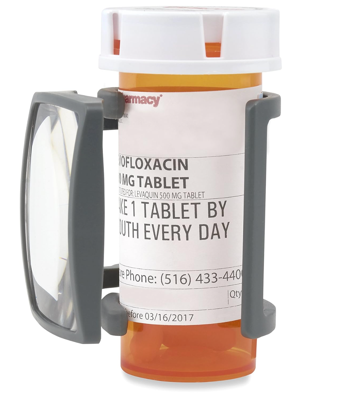 MagRx Lighted Medicine Bottle Magnifier
