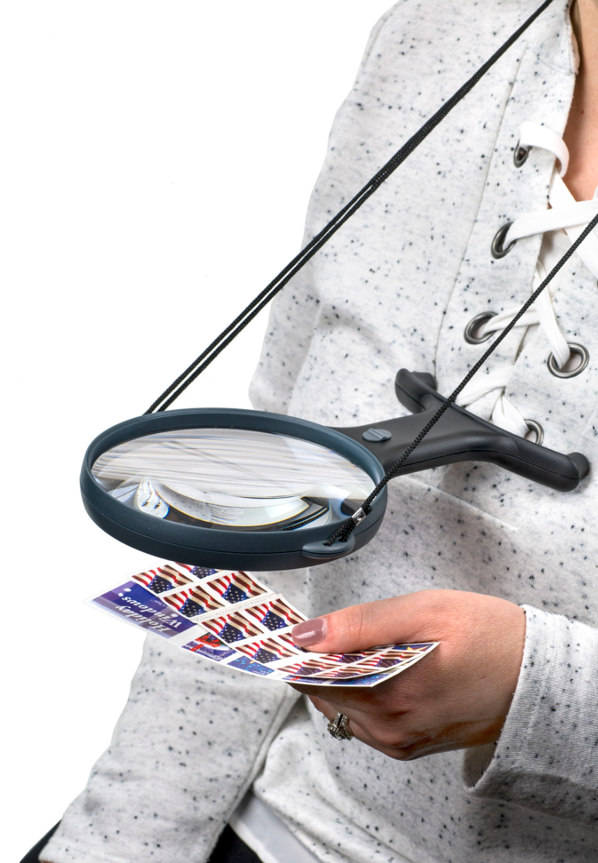 Magnishine - Hands Free Magnifier with LED
