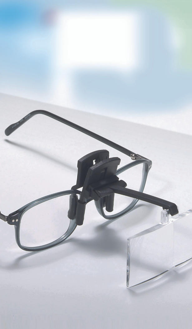 Clip-On Magnifier - 4 Powers for Hands Free Magnification