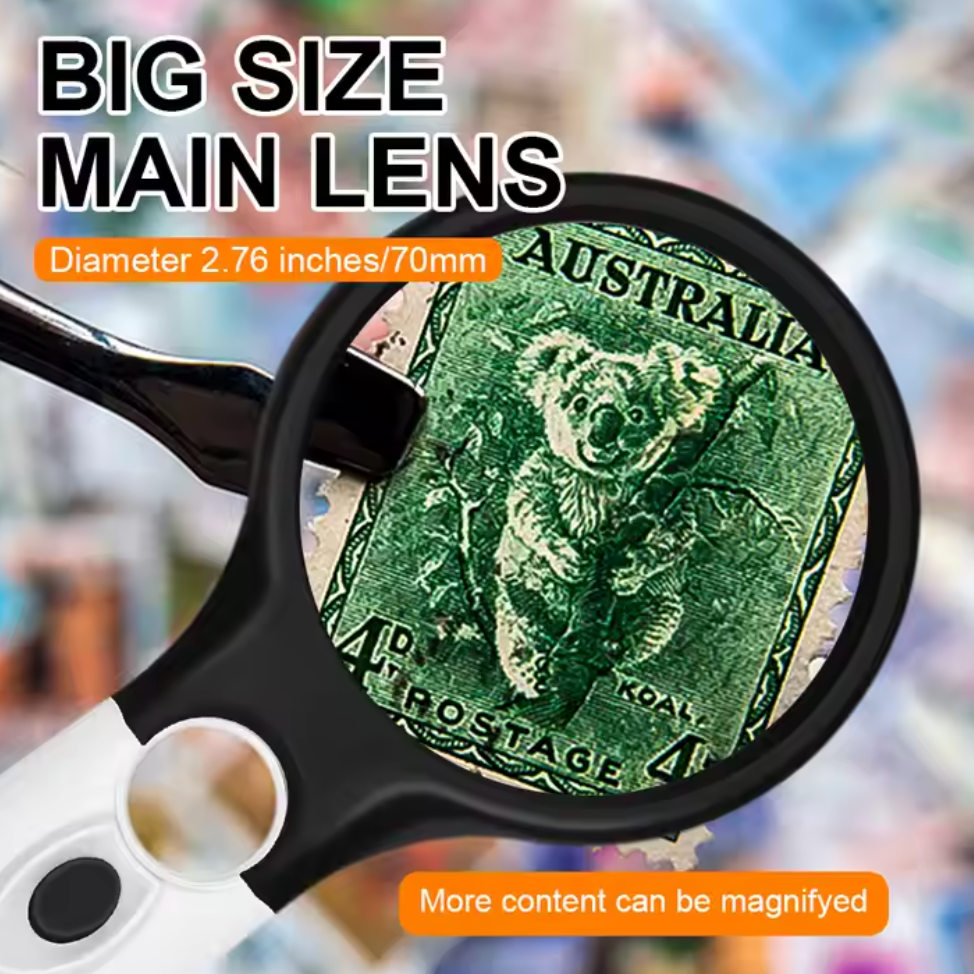 3X LED Handheld Magnifying Glass