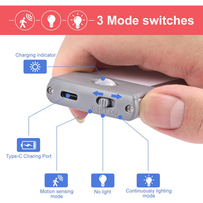 Motion-activated LED light