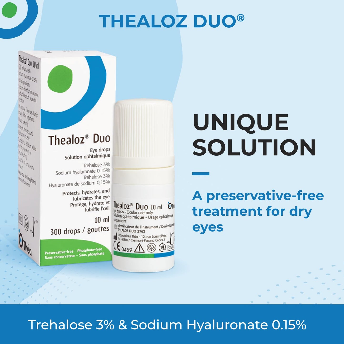 Thealoz Duo Eye Drops - Moderate to Severe Dry Eye Relief