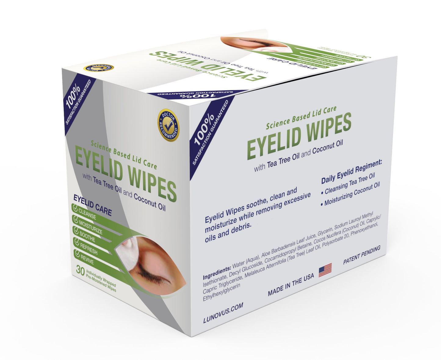Blephadex Eyelid Wipes - 30 Pack