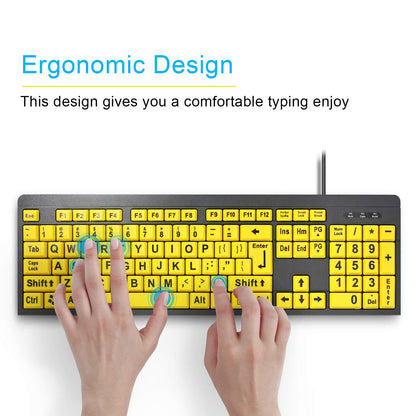 Large Print Computer Keyboard