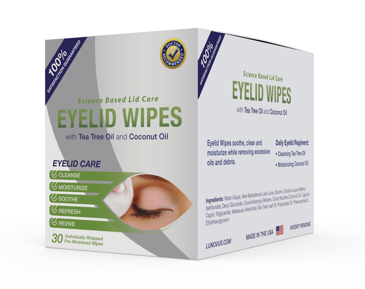 Blephadex Eyelid Wipes - 30 Pack