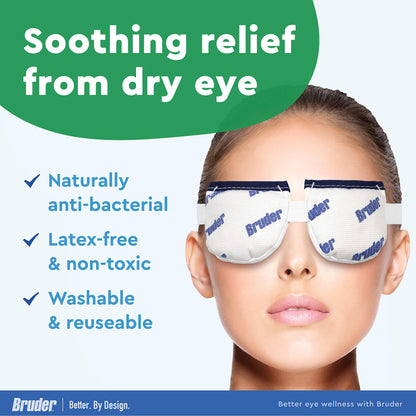 Bruder Moist Heat Eye Compress - 2 pack