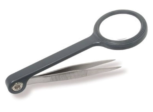 Tweezers With Magnifier
