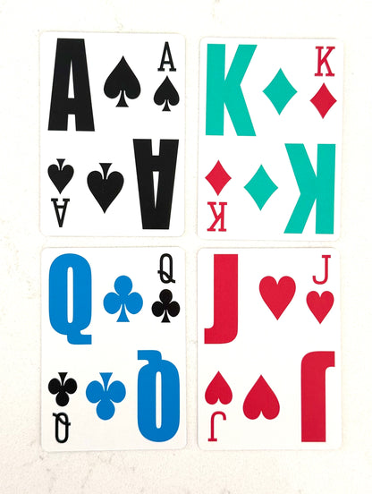Bicycle EZ See Lo Vision Playing Cards – Large Print for Easy Recognition