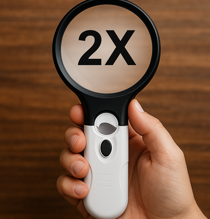3X LED Handheld Magnifying Glass