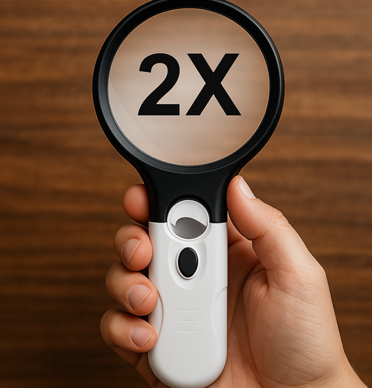 3X LED Handheld Magnifying Glass
